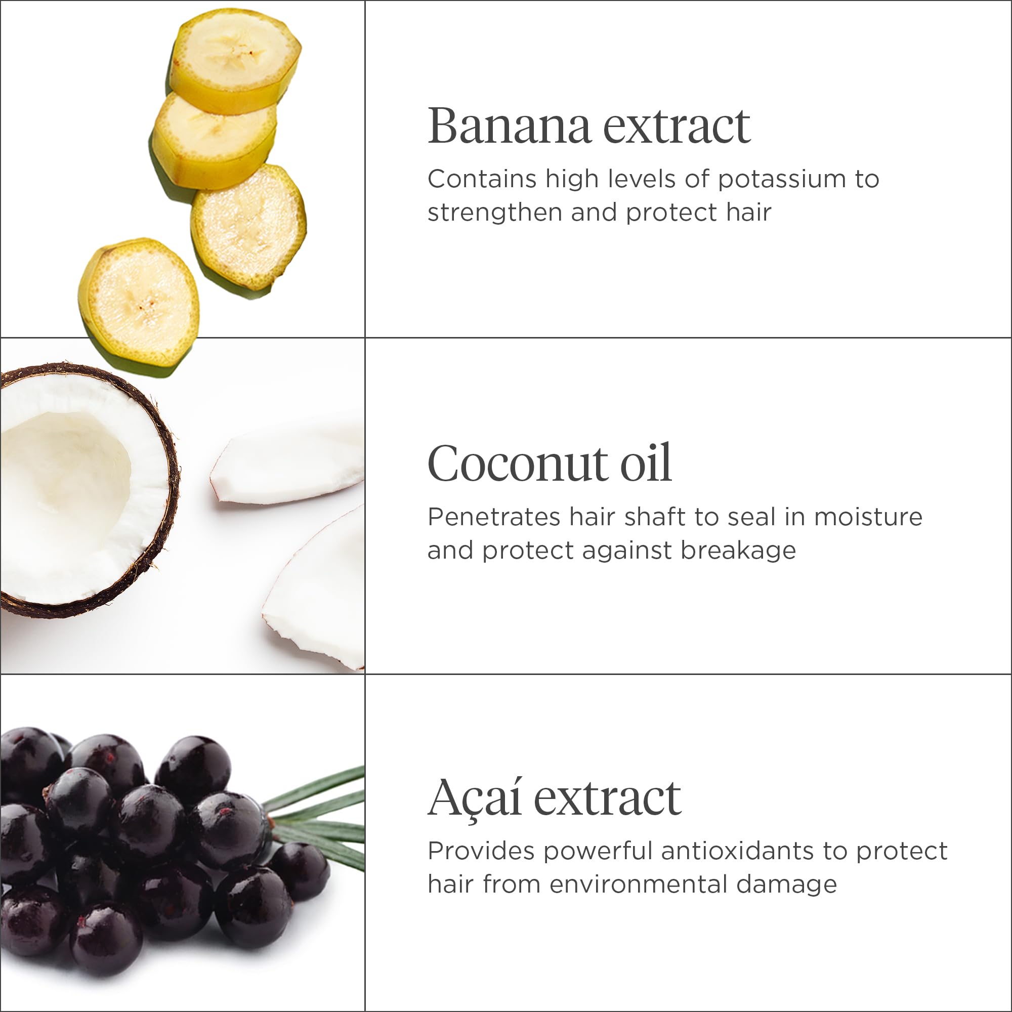 Briogeo Superfoods Banana + Coconut Nourishing Conditioner, Replenish Dull, Dry Hair and Supports Healthy Hair and Scalp, Moisturizing for All Hair Textures, Vegan, Cruelty-Free, 12.5 fl oz